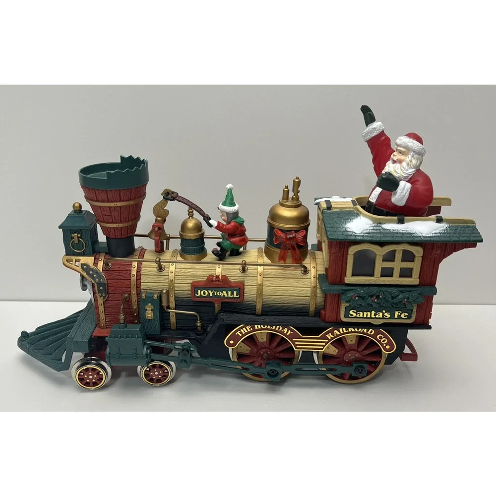 New Bright‎ The Holiday Express Animated Train Car #387 Santa's Fe 